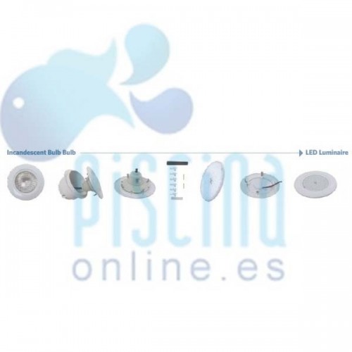 Lámpara PAR56 Plana Moonlight Spectravisión 324 Leds - PLW700B - Lámpara 512 Led - Blanca Lámpara PAR56 Plana Moonlight Spectravisión 324 Leds - PLW700B - Lámpara 512 Led - Blanca