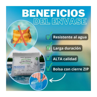 Calcetín para skimmer ecológico Prodepis beneficios Calcetín para skimmer ecológico Prodepis beneficios