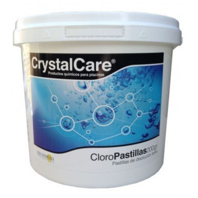 Cloro en pastillas de 200 gr. CrystalCare - 5kg Cloro en pastillas de 200 gr. CrystalCare - 5kg