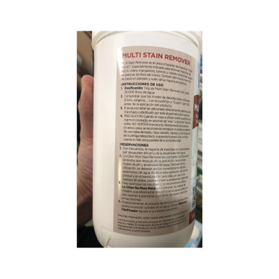 Eliminador óxido piscina MULTI-STAIN REMOVER - instrucciones de uso Eliminador óxido piscina MULTI-STAIN REMOVER - instrucciones de uso